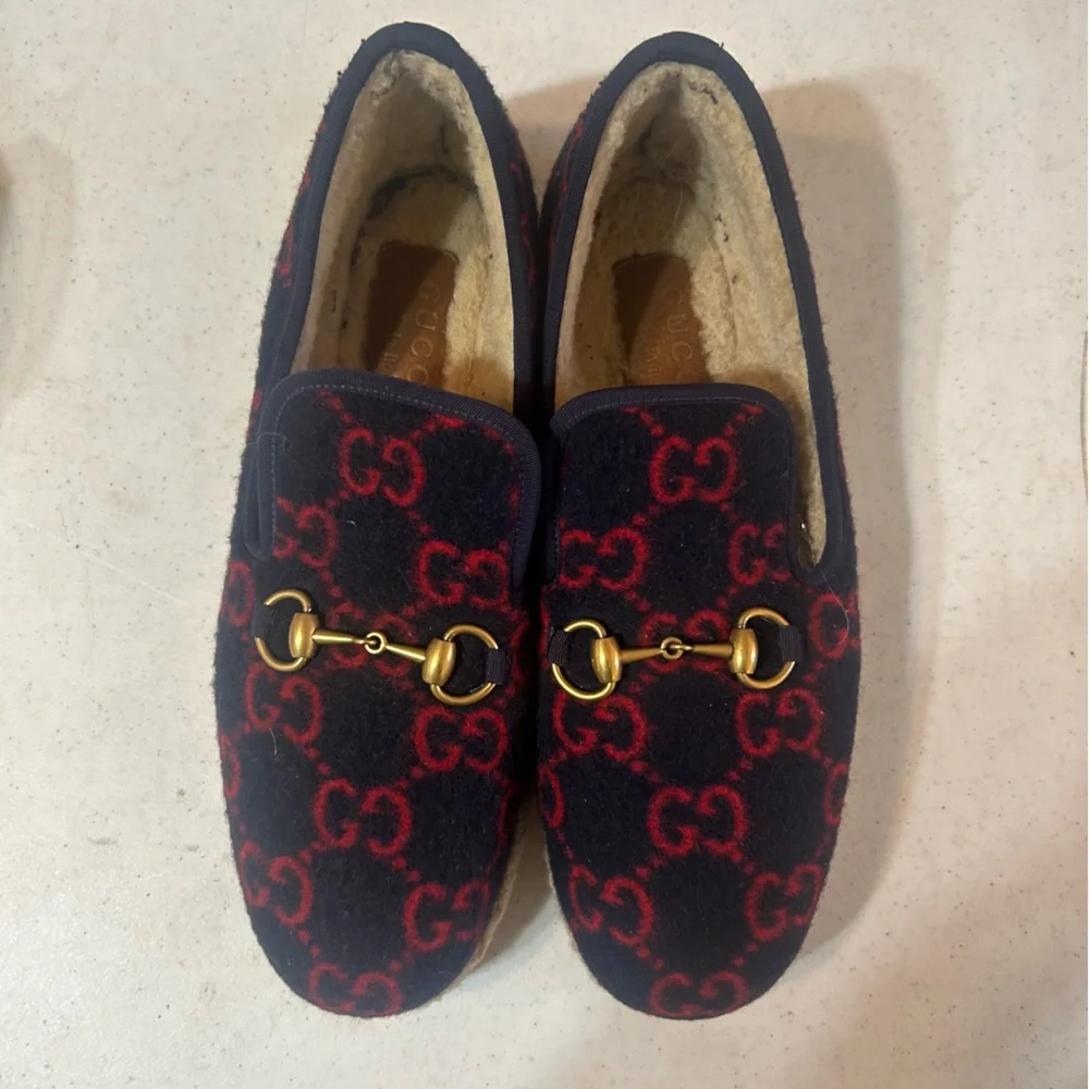Gucci | Shoes | Authentic Gucci Mens Fria Gg Marino Wool  display picture 1